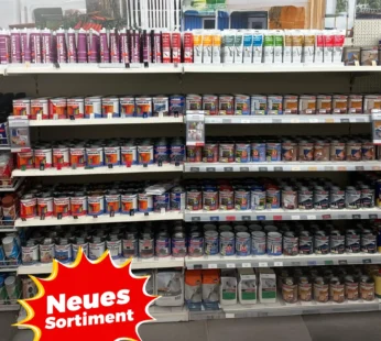 Farben & Lacke Sortiment (Buntlack, Silikon & Holzschutz)
