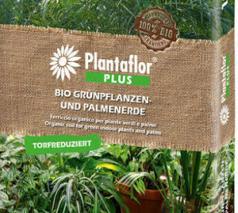 Plantaflor PLUS Bio Grünpflanzen- und Palmenerde (10 L)